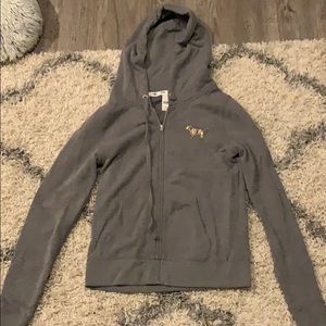 Grey/Long Sleeve Zip Up Jacket